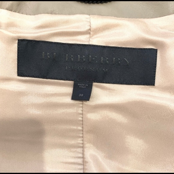 BURBERRY PRORSUM Leather Suede Jacket Sz 38 - Picture 2 of 6
